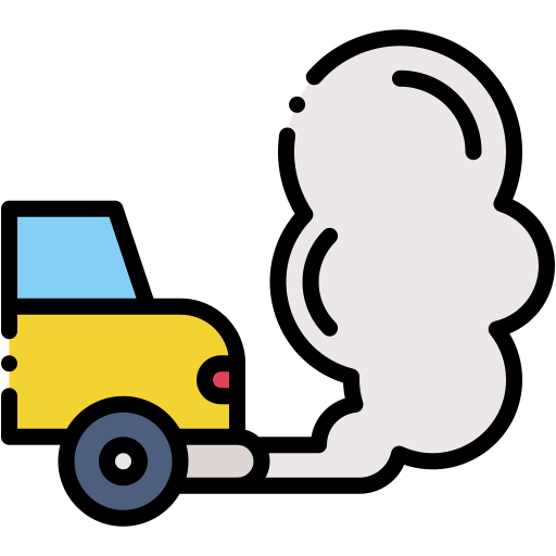 Auto mit Verschmutzung